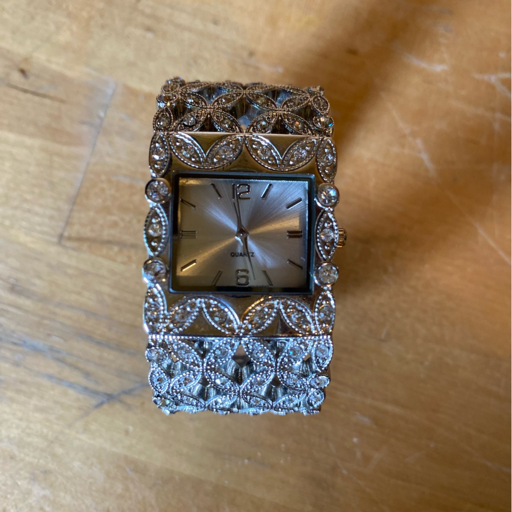 Geneva Silver Bracelet Watch